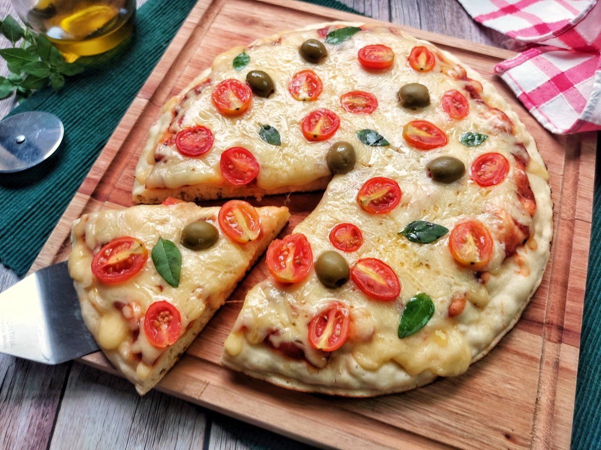 Pizza de liquidificador fácil