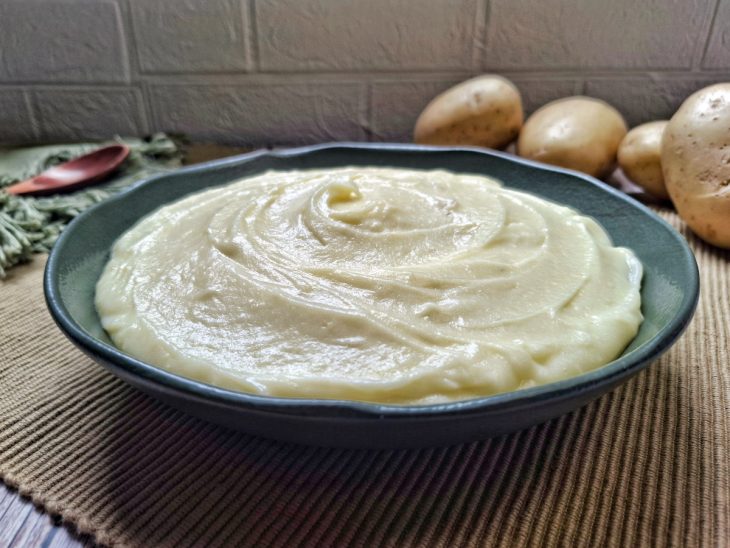 purê de batata com leite de coco pronto