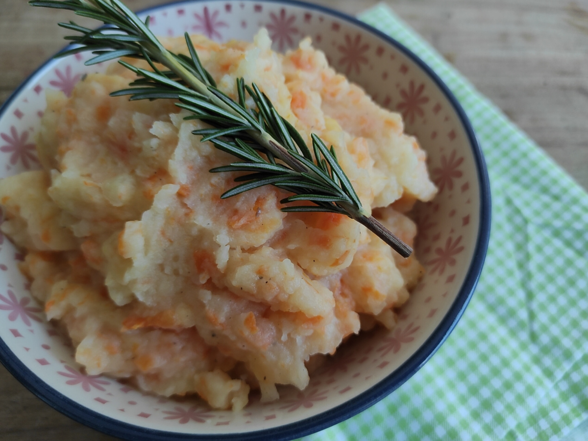 Purê de cenoura com batata