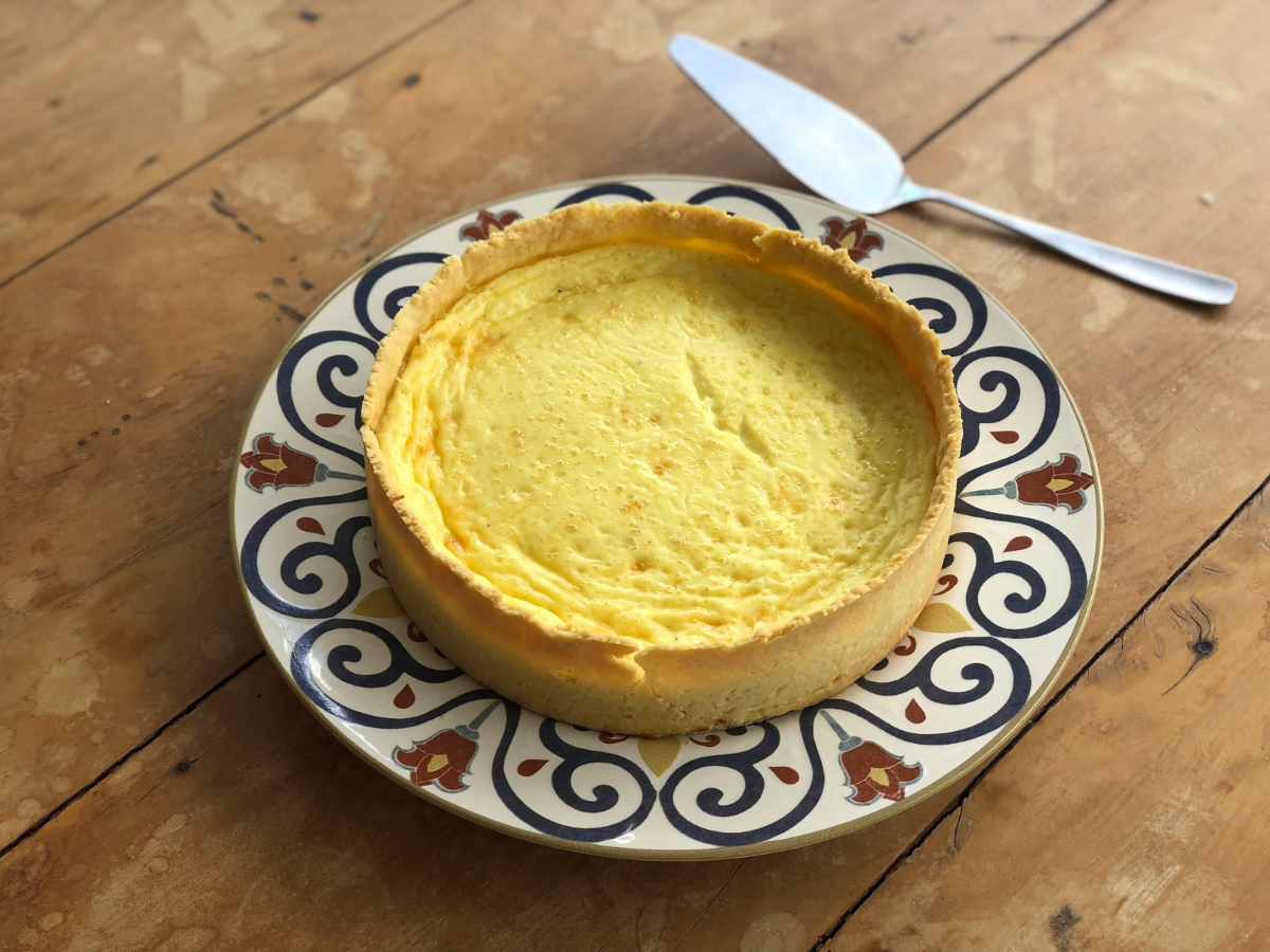 Quiche de queijo rápida e fácil