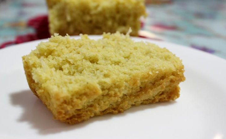 Bolo de fubá sem leite perfeito para pessoas com intolerância a lactose!