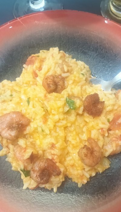 Risoto de camarão - Foto de usuário