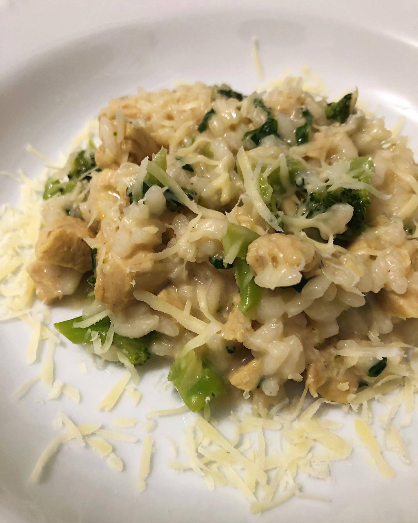 Risoto De Frango Com Brócolis Receiteria