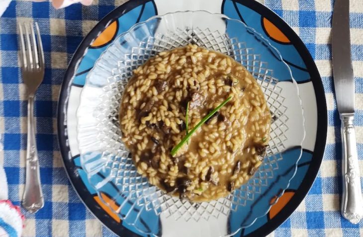 Risoto de funghi secchi