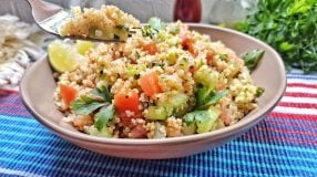 Salada de quinoa