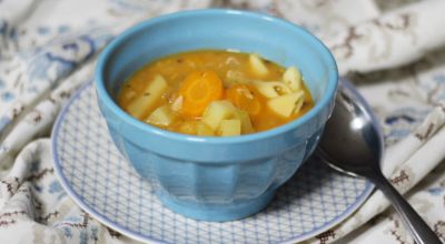 Sopa de legumes fácil na pressão