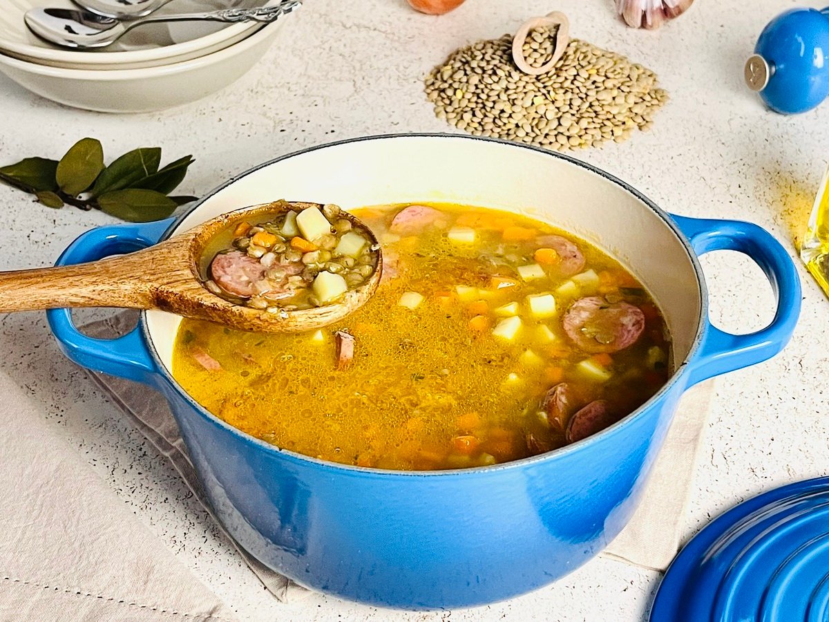 Sopa de lentilha