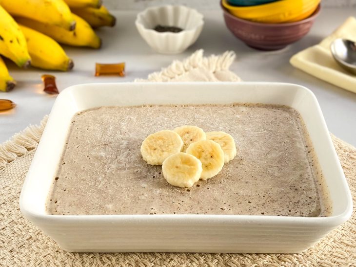 Sorvete de banana fit