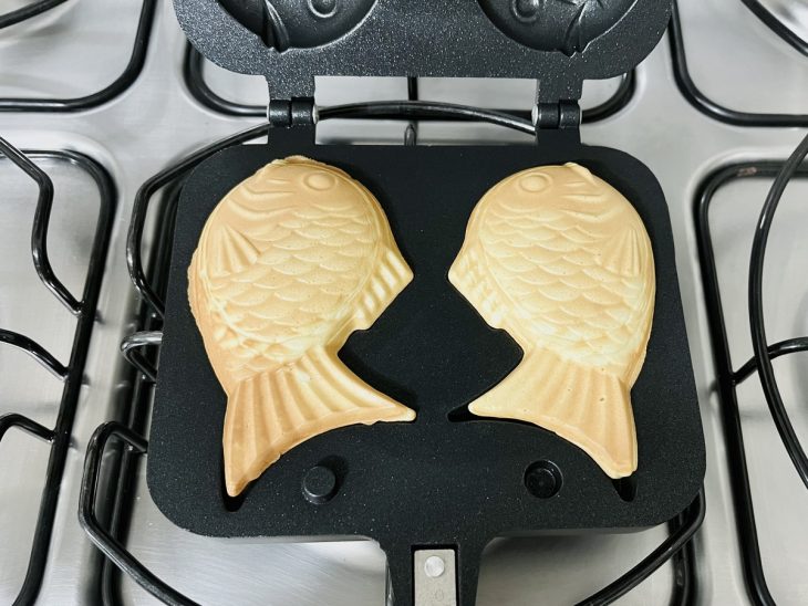 Uma forma com taiyaki.