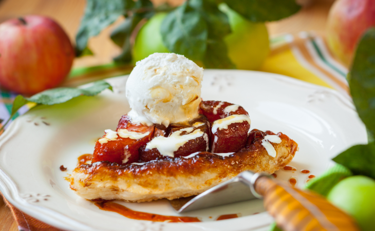 Tarte tatin de peras