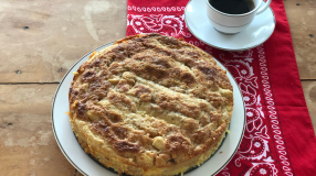 Torta de banana cremosa