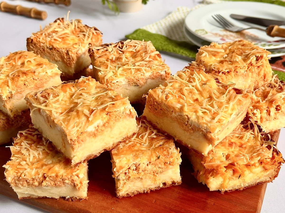 Torta de frango com creme de leite