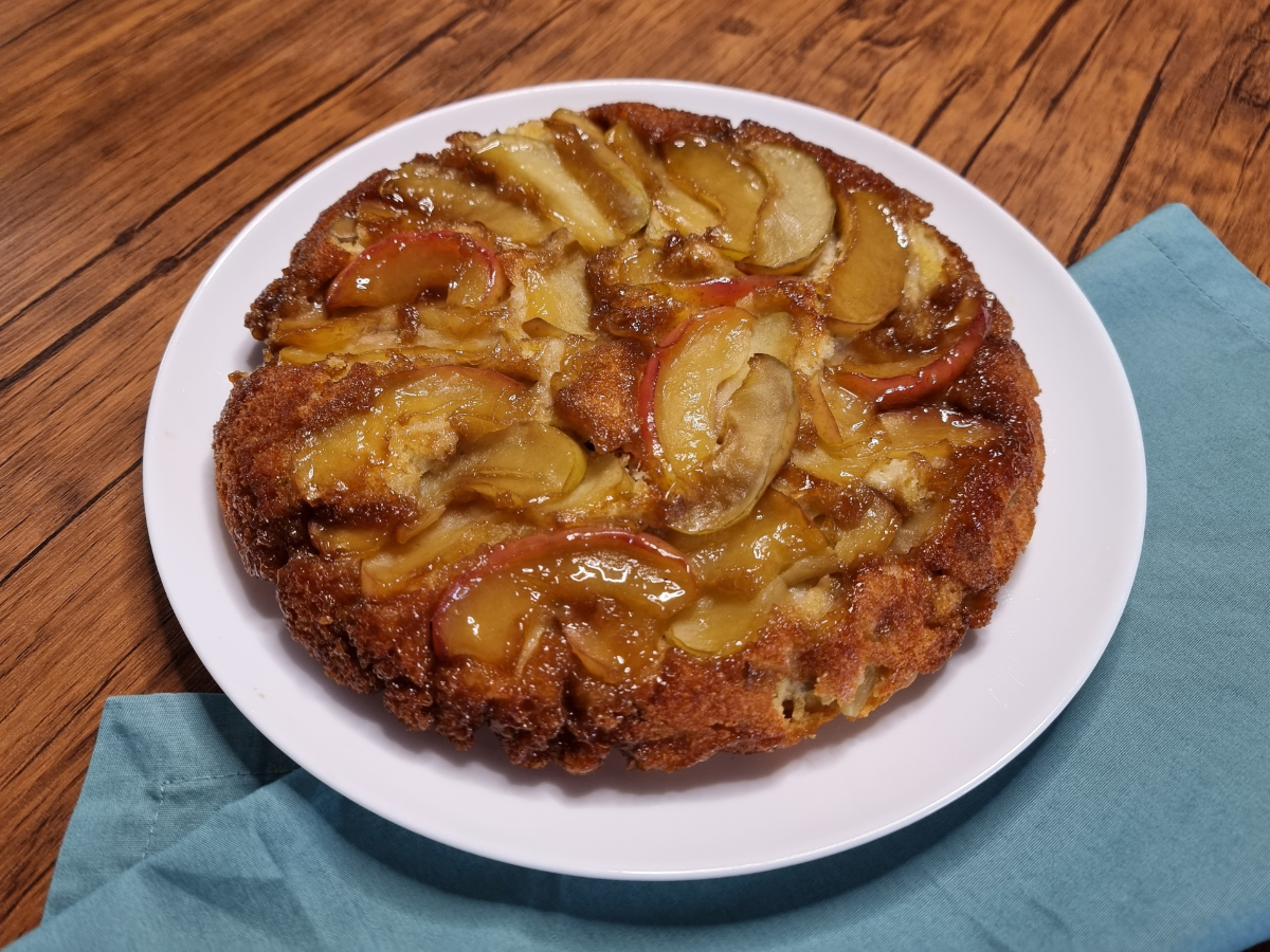 Torta de maçã de frigideira