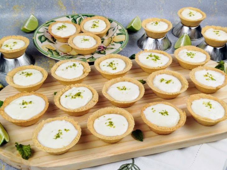 Torteletes prontas para consumo.